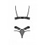 Комплект DOLLY SET WITH OPEN BRA black L/XL Passion - [Фото 4]