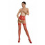 Эротические колготки-бодистокинг Passion ECO S009 red - [Фото 1]