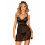 Пеньюар и трусики Obsessive Chemeris babydoll & thong M/L - [Фото 1]