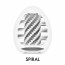Мастурбатор-яйцо Tenga Egg Spiral - [Фото 3]