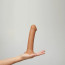 Насадка для страпона Strap-On-Me Dual Density Dildo Caramel S, диаметр 2,7 см, двухслойная, гибкая - [Фото 3]