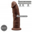 Фаллоимитатор SilexD Oscar Brown (MODEL 2 size 9in), двухслойный, силикон+Silexpan, диаметр 5,4см - [Фото 2]