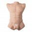 Торс с фаллоимитатором на присоске SilexD Apollo L Male Torso, суперреалистичный, термореактивный - [Фото 2]