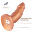 Силиконовый дилдо с вибрацией Hismith Slightly Curved Vibrating Silicone Dildo Monster Series - [Фото 3]