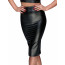 (SALE) Юбка-карандаш со шнуровкой Noir Handmade F152 Powerwetlook pencil skirt, S, с мокрым эффектом - [Фото 2]