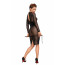 Платье с мокрым эффектом Noir Handmade F182 Classic dress made of elastic tulle, S - [Фото 2]