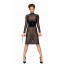Платье с мокрым эффектом Noir Handmade F182 Classic dress made of elastic tulle, XL - [Фото 5]