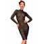 Платье с мокрым эффектом Noir Handmade F182 Classic dress made of elastic tulle, 3XL - [Фото 1]