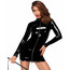 Платье с мокрым эффектом Noir Handmade F187 PVC mini dress, 3XL - [Фото 1]