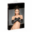 Митенки Noir Handmade F213 Elastic eco leather fingerless gloves, M, экокожа - [Фото 3]