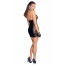 Платье Noir Handmade F238 Short tulle dress with powerwetlook inserts, XL - [Фото 3]