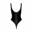 Боди с мокрым эффектом Noir Handmade F244 Powerwetlook body with high cut bottom hem, XL - [Фото 5]