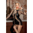 Платье с мокрым эффектом Noir Handmade F291 Powerwetlook dress with double lace-up front, XL - [Фото 2]