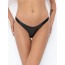 Трусики Noir Handmade P010 Powerwetlook thong, S, под латекс, высокие вырезы, открытые ягодицы - [Фото 1]
