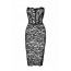 Платье Noir Handmade F301 Catalyst, XXL, black,  миди, кружево, открытые плечи, шнуровка на спине - [Фото 5]