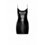 Платье Noir Handmade F307 Mirage, XL, black, мини, под латекс, открытая спина, декор из стразов - [Фото 4]