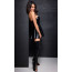 Платье Noir Handmade F308 Dreamer, S, мини, под латекс, открытые плечи, юбка клеш, молния спереди - [Фото 4]