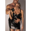 Платье Noir Handmade F320 Starlet, XXL, под латекс, мини, молния по всей длине, кольцо на поясе - [Фото 2]