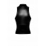 Топ Noir Handmade F324 Glam, 3XL, black, халтер, на молнии, виниловые вставки, воротник-стойка - [Фото 5]