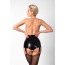 Шортики Noir Handmade F325 Glam, M, black, винил, высокая талия, крепления для чулок, с доступом - [Фото 5]