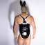 Мужской костюм зайчика JSY «Неутомимый Мэт» One Size, боди, бабочка, ушки - [Фото 6]