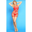 Короткое платье-сетка JSY One Size Red Новинка - [Фото 1]
