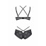 Комплект Passion DROSERA BIKINI black, XXL/XXXL, бюстгальтер и трусики-кюлоты - [Фото 4]
