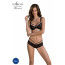 Комплект Passion DROSERA BIKINI black, XXL/XXXL, бюстгальтер и трусики-кюлоты - [Фото 1]