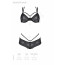 Комплект Passion DROSERA BIKINI black, XXL/XXXL, бюстгальтер и трусики-кюлоты - [Фото 5]