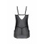 Пеньюар Passion DROSERA CHEMISE black, XXL/XXXL, кружевной лиф со стрепами, трусики в комплекте - [Фото 4]