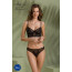 Комплект Passion DROSERA SET black S/M, сетка+кружево, бюстье и трусики танга - [Фото 6]