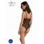 Боди Passion KERRIA BODY black, L/XL, с высокими вырезами и верхом балконет - [Фото 2]