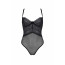Боди Passion KERRIA BODY black, XXL/XXXL, с высокими вырезами и верхом балконет - [Фото 3]