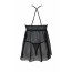 Пеньюар Passion KERRIA CHEMISE black, S/M, кружевной верх, трусики в комплекте - [Фото 4]