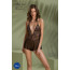 Боди Passion LEAFA BODY black, L/XL, на завязках, мягкая чашка, низ в виде шортиков - [Фото 6]