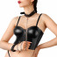 Ошейник c поводком из экокожи Art of Sex - Emoji Collar with Leash - [Фото 1]