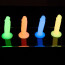 Набор фаллоимитаторов ADDICTION Silly Willy Glow in the Dark 12 шт - [Фото 2]