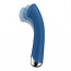 Вибратор с ротацией Satisfyer Spinning G-Spot 1 Blue, плоская площадка для стимуляции точки G - [Фото 2]