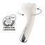 Вибратор с ротацией Satisfyer Spinning G-Spot 1 Beige, плоская площадка для стимуляции точки G - [Фото 1]