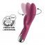 Вибратор-кролик с ротацией Satisfyer Spinning Rabbit 1 Red, 3 мотора - [Фото 1]