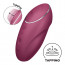 Вибростимулятор-пульсатор Satisfyer Tap & Climax 1 Red, эффект постукивания пальцем, 2 мотора - [Фото 1]