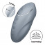 Вибростимулятор-пульсатор Satisfyer Tap & Climax 1 Bluegrey, эффект постукивания пальцем, 2 мотора - [Фото 1]