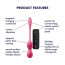 Вагинальные смарт-шарики с вибрацией Satisfyer Love Birds 2 Connect App Red, 86 г, пульт ДУ - [Фото 3]