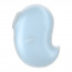 Вакуумный клиторальный стимулятор с вибрацией Satisfyer Cutie Ghost Blue - [Фото 2]