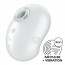 Вакуумный клиторальный стимулятор с вибрацией Satisfyer Cutie Ghost White - [Фото 1]
