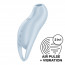 Вакуумный клиторальный стимулятор с вибрацией Satisfyer Pocket Pro 1 Blue - [Фото 1]