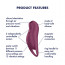 Вакуумный клиторальный стимулятор с вибрацией Satisfyer Pocket Pro 1 Purple - [Фото 3]