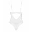 Боди Obsessive Alissium Teddy White, M/L, лиф с мягкой чашкой, высокие вырезы для ног - [Фото 6]