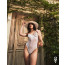 Боди Obsessive Alissium Teddy White, M/L, лиф с мягкой чашкой, высокие вырезы для ног - [Фото 3]