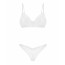 Комплект Obsessive Alissium 2-pcs set, M/L, кружево, лиф с мягкой чашкой, трусики танга - [Фото 6]